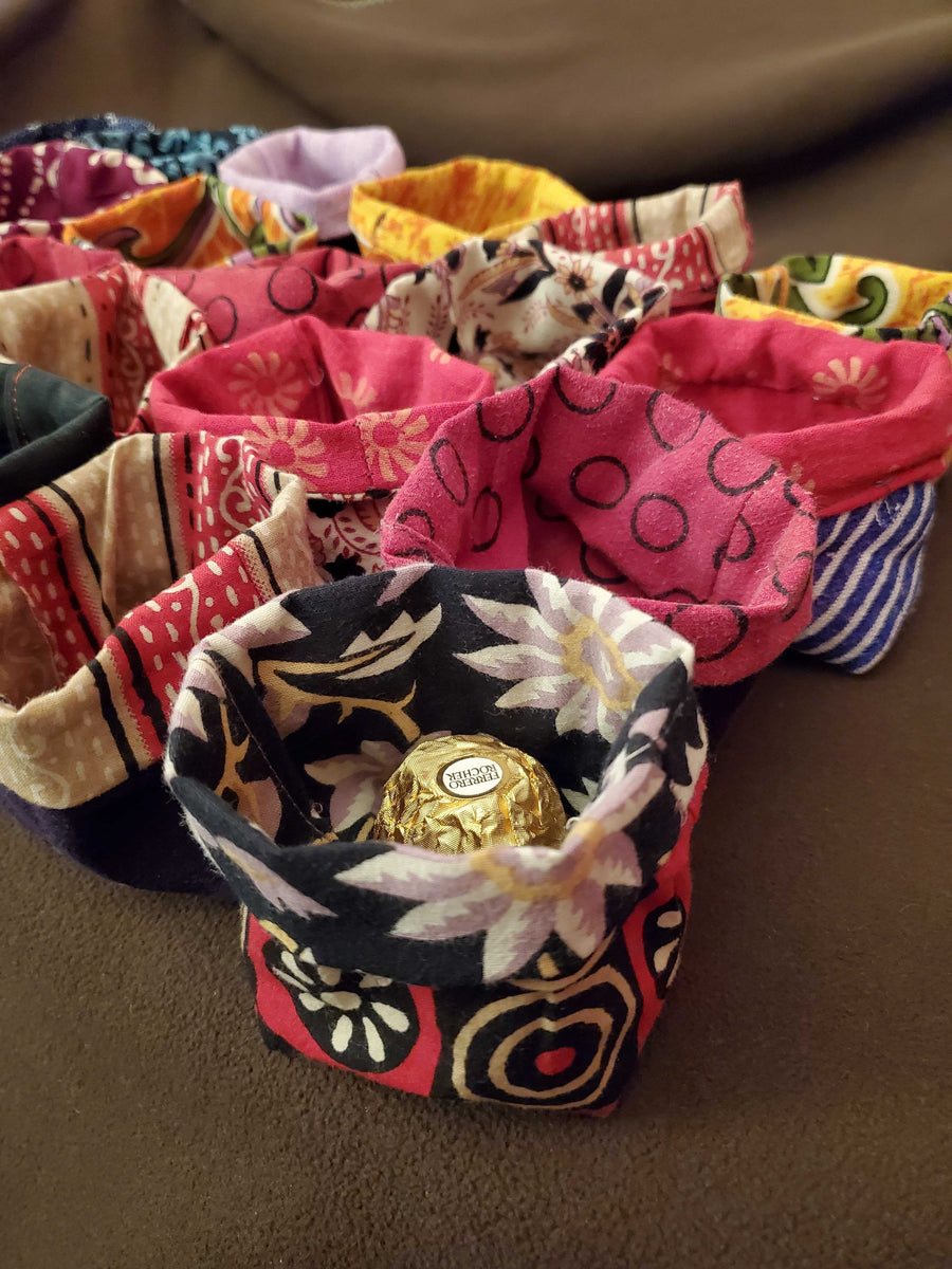 Fabric Chocolate Cups